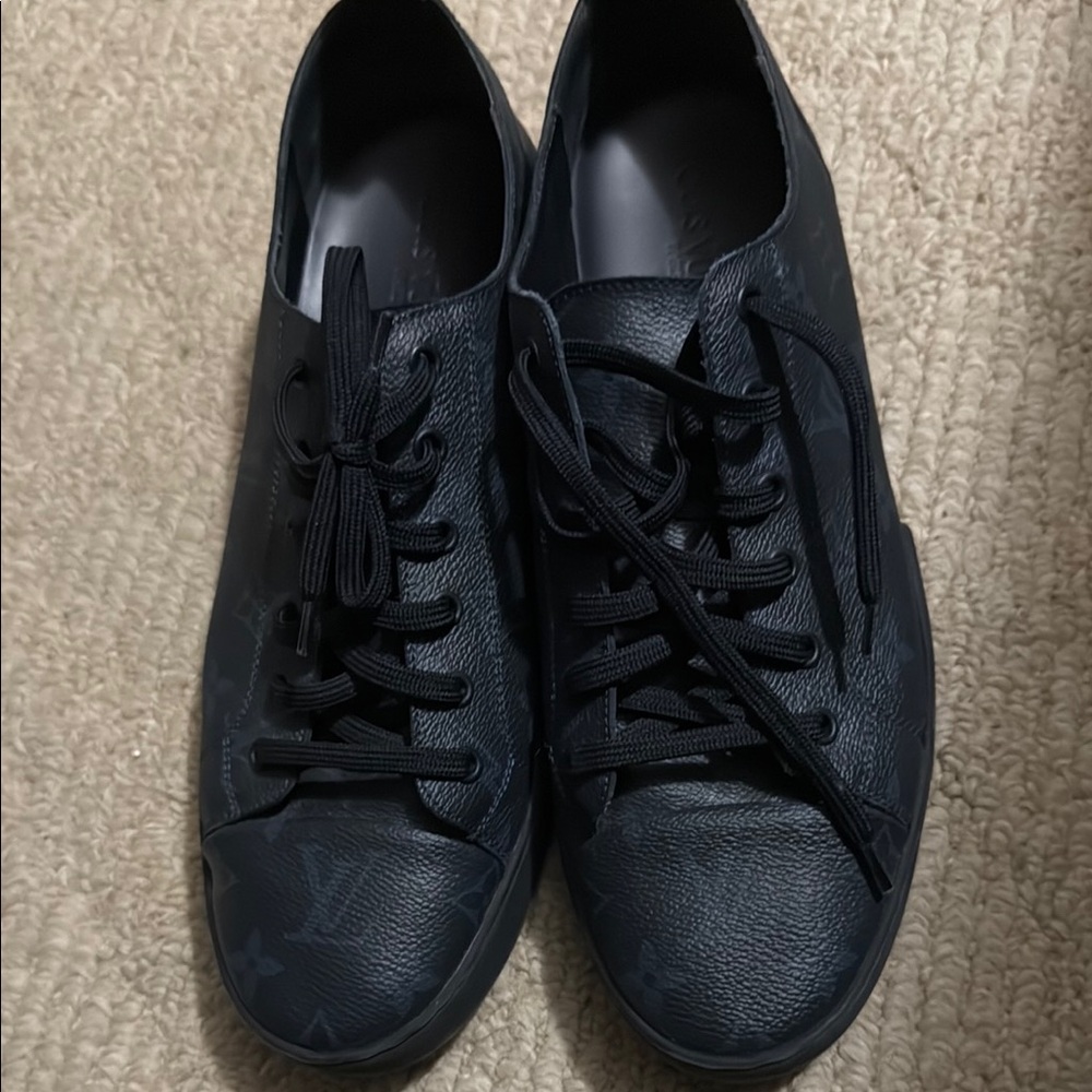 Louis Vuitton Match Up Monogram Black/Blue low trainers - Picture 5 of 7